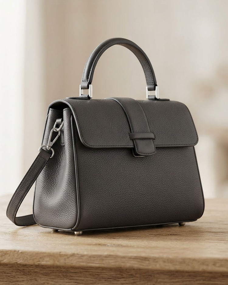 Lewista Satchel (Charcoal), product photo