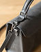 Lewista Satchel (Charcoal), detail close-up