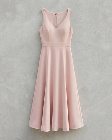 Lewista Midi Dress (Blush), product photo