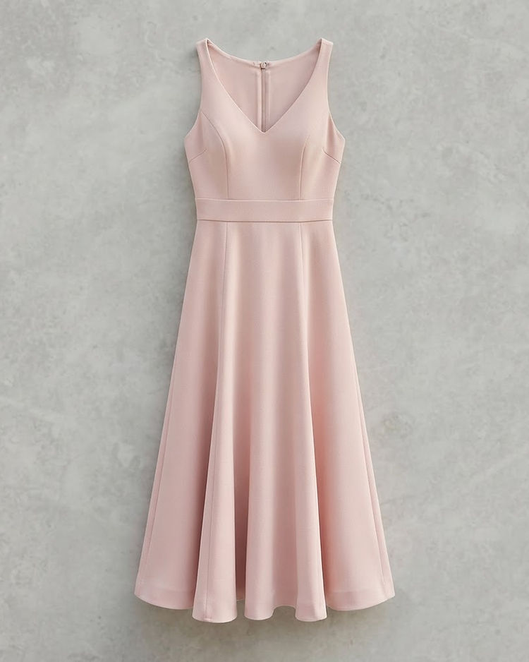 Lewista Midi Dress (Blush), product photo