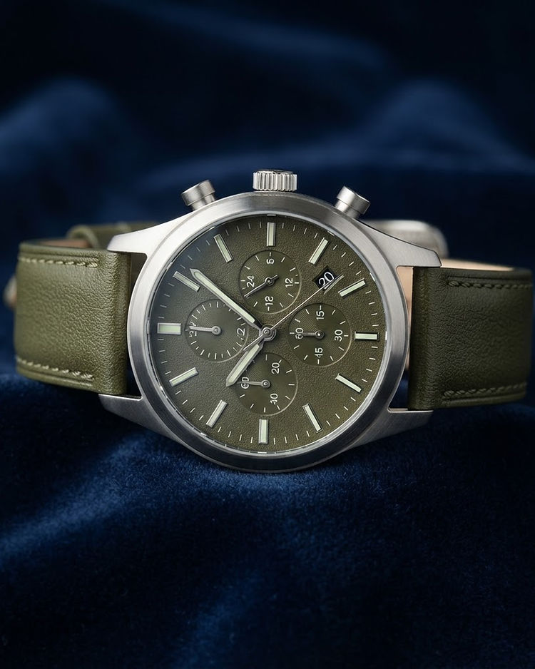Lewista Chronograph (Olive), product photo
