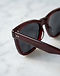 Lewista Wayfarers (Burgundy), detail close-up