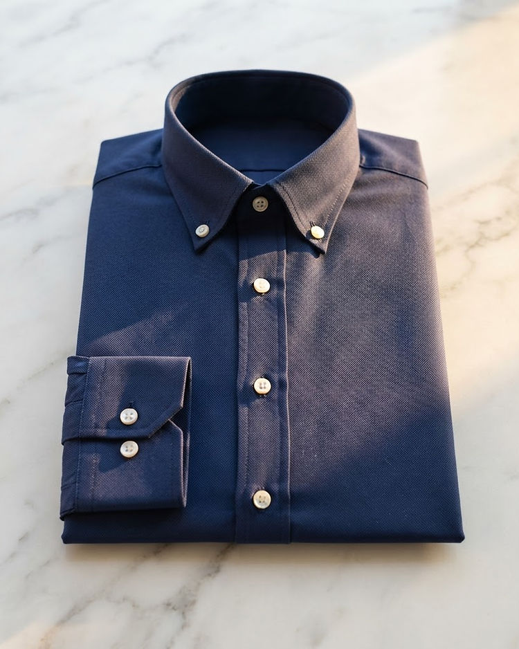 Lewista Oxford Shirt (Navy), product photo
