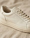 Lewista Leather Sneakers (Ivory), detail close-up