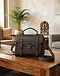 Lewista Satchel (Charcoal), lifestyle setting