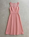Lewista Midi Dress (Blush), flat-lay view