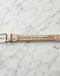 Lewista Braided Belt (Champagne), flat-lay view