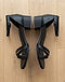 Lewista Block Heels (Black), flat-lay view