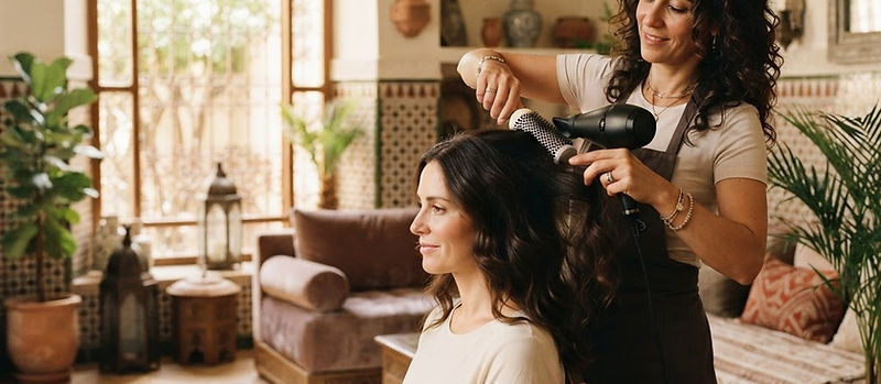 Coiffure à domicile à Marrakech : comment ça se passe