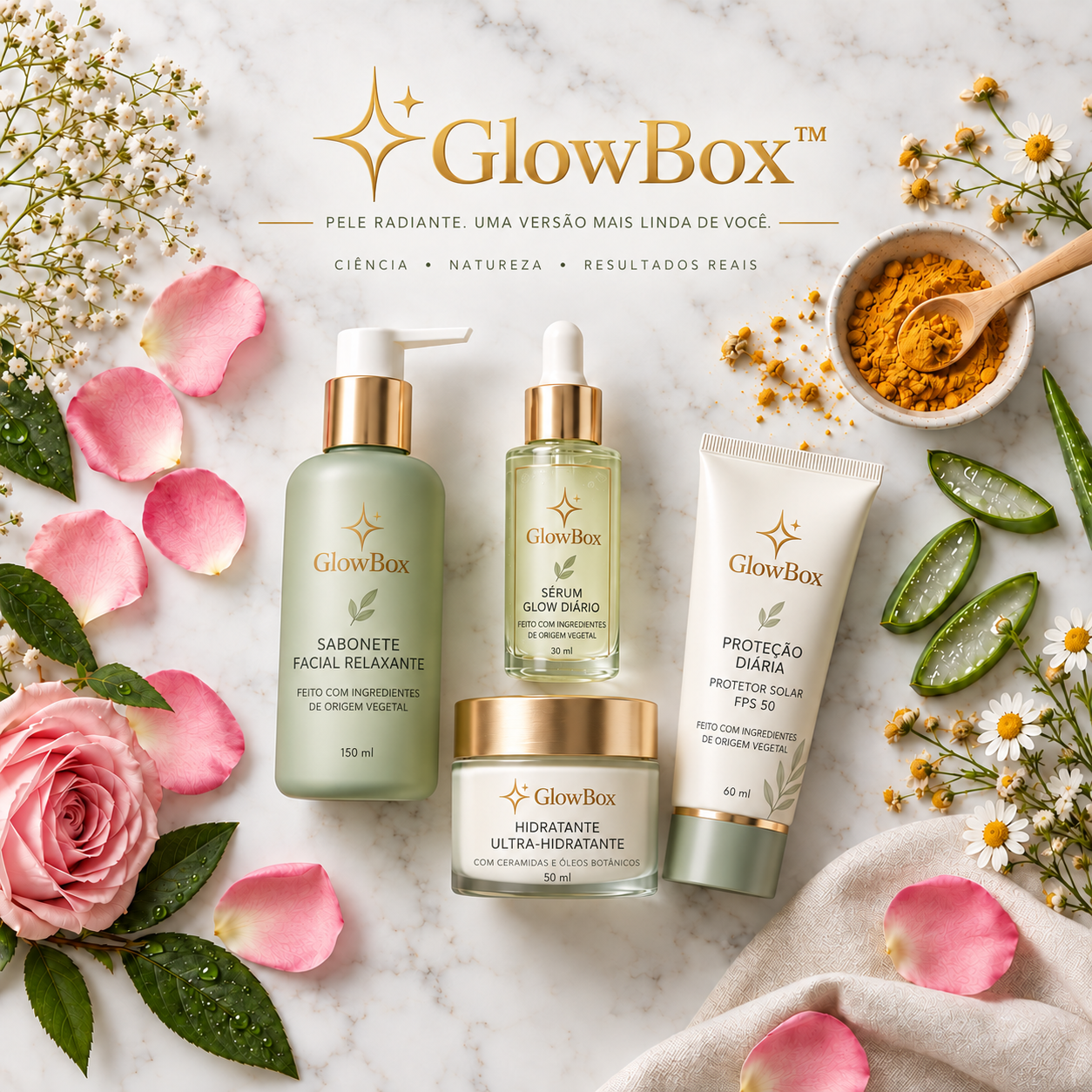Rotina de beleza GlowBox