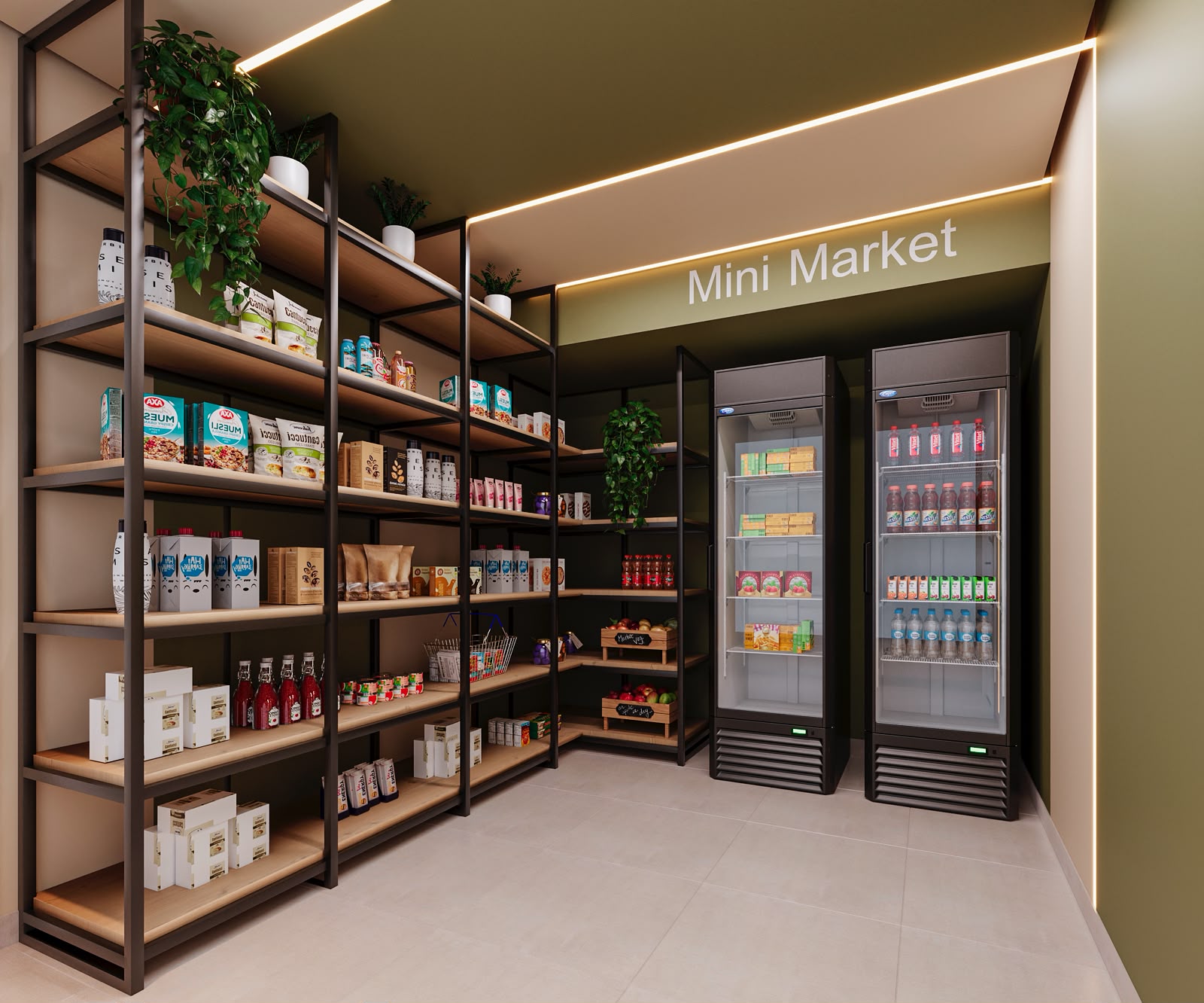 Mini market - área de lazer do Joy+ Berrini