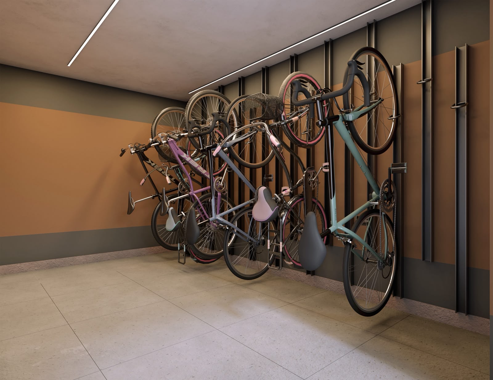 Bike room - área de lazer do Joy+ Berrini