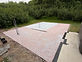 New stone-finish outdoor pad