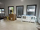 Heaters and bathroom vanities on display in our showroom
