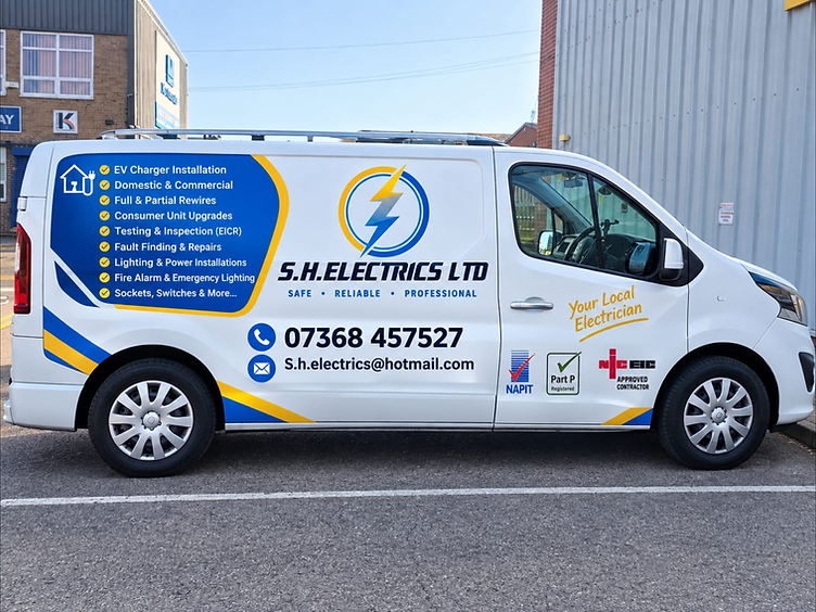 S.H. Electrics Ltd service van