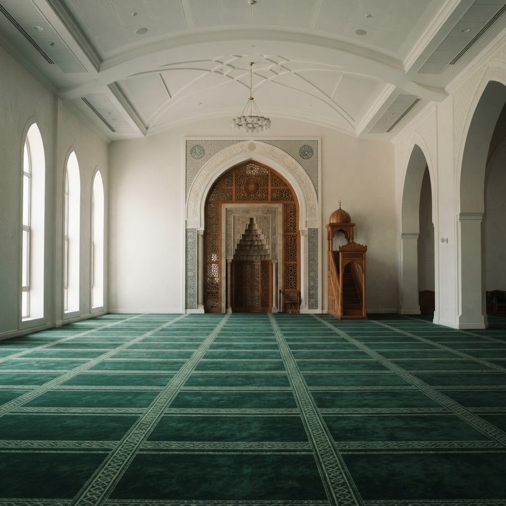 The Greenfield Masjid prayer hall