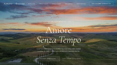Amore Eterno: Seu Casamento Italiano template preview