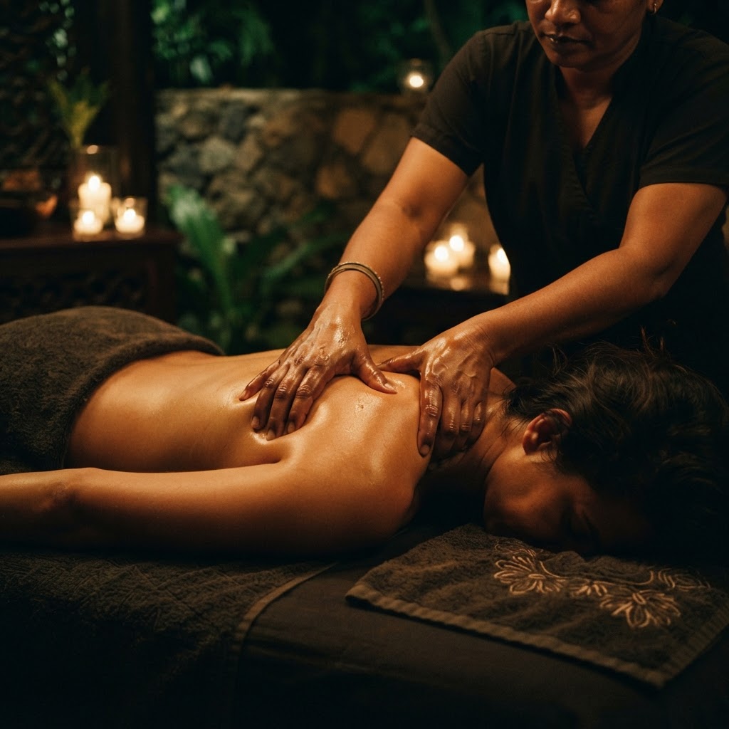 Deep Tissue Massage at our spa in Goa