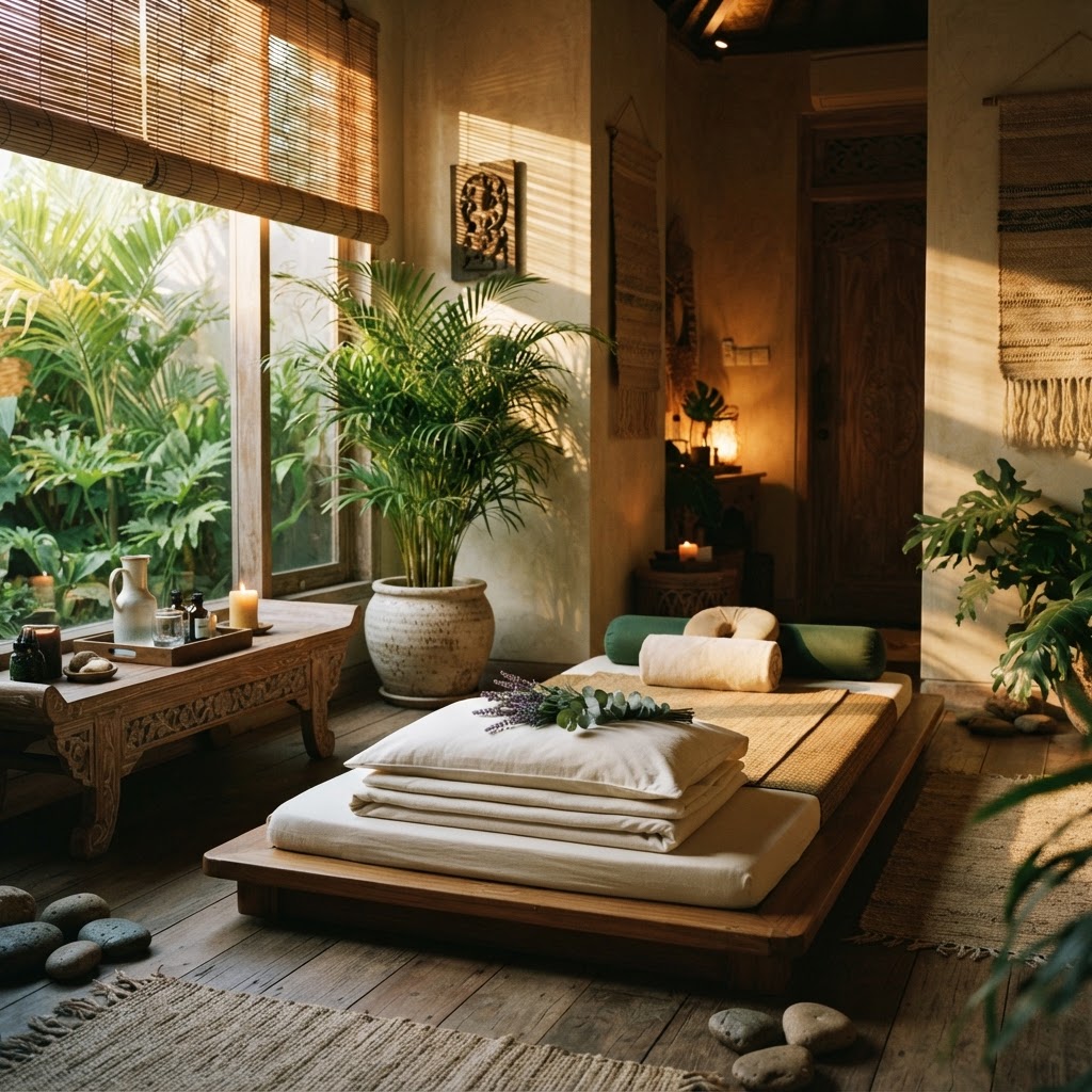 Thai Massage at our spa in Goa