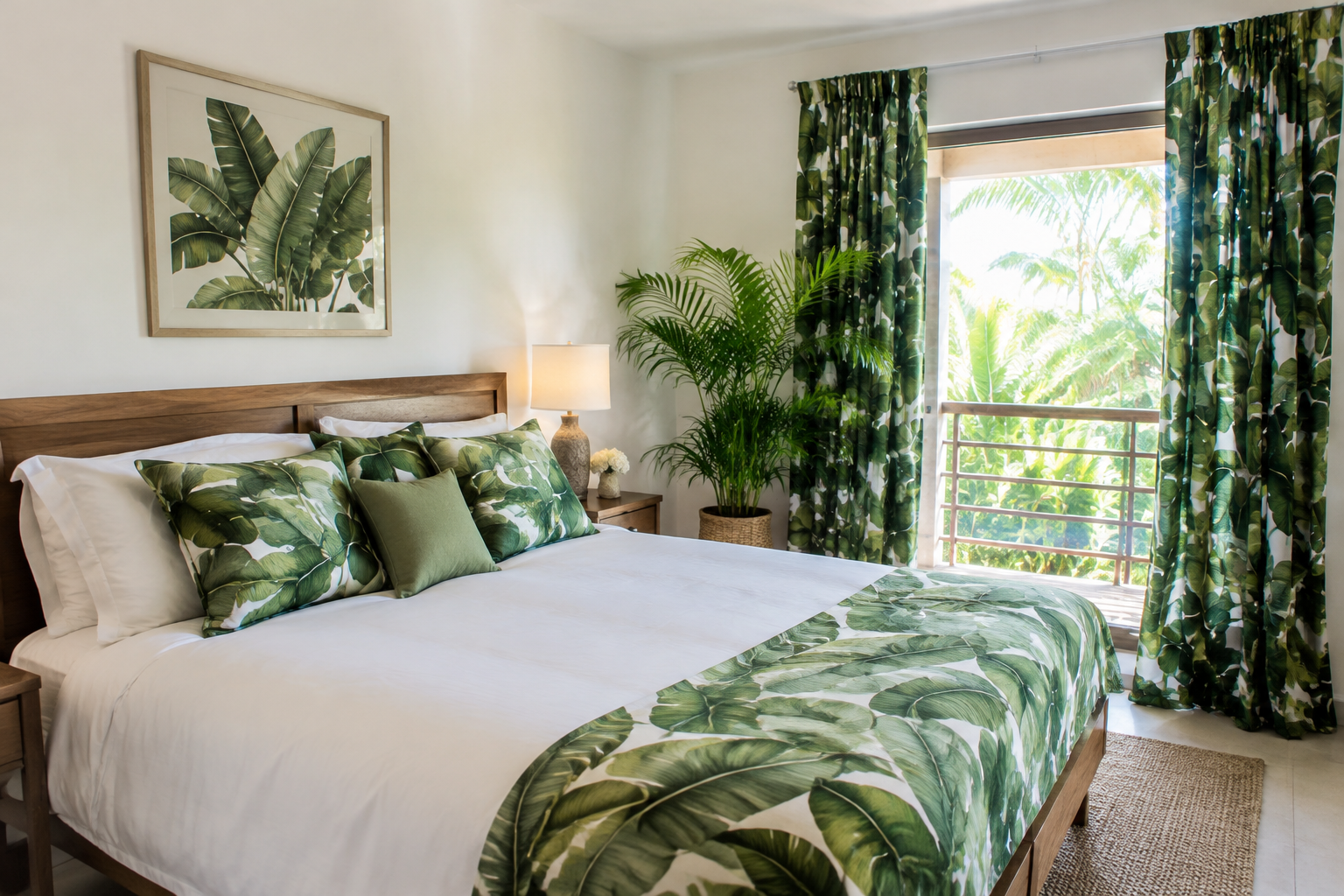 Banana Leaf Print Textiles