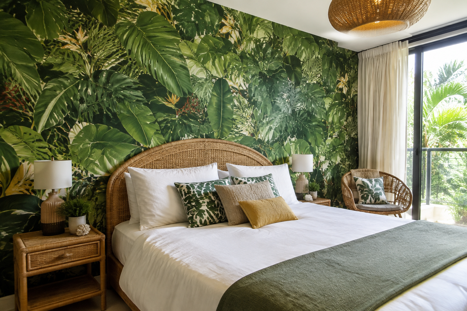 Tropical Jungle Wallpaper Mural