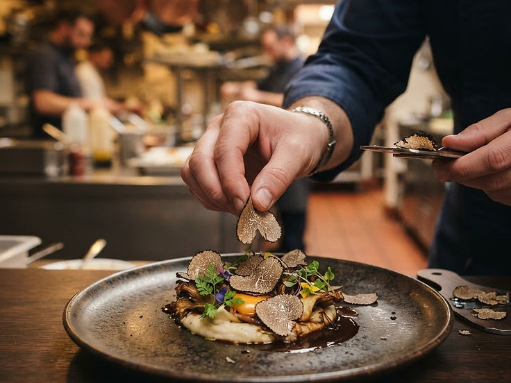 Illustrative Aufnahme: Küche mit frischen Wüstentrüffeln