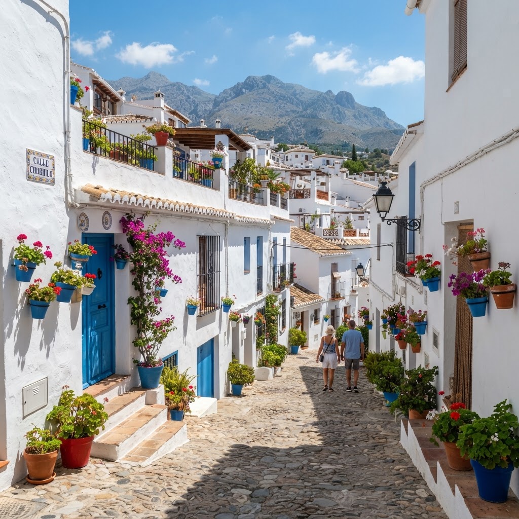 Frigiliana white village