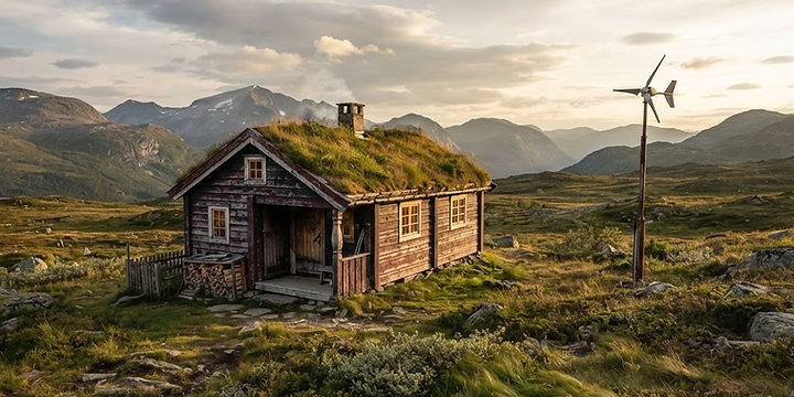 Les dette dersom du vurderer å koble hytta di på strømnettet