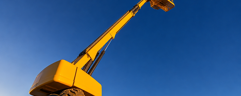 Arbeitsbühne im Einsatz