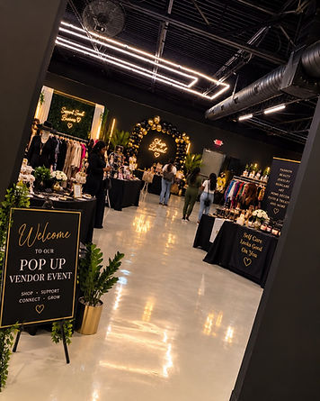 Vendor and business event setup at House of Events