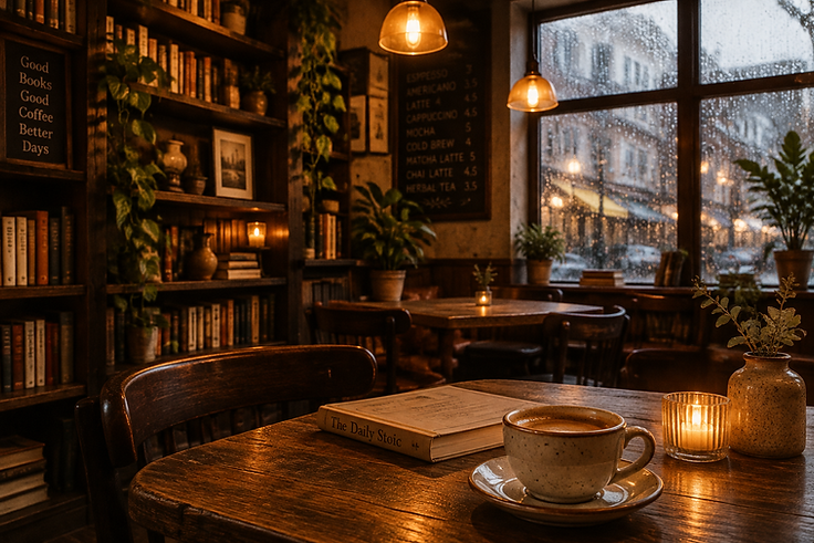 Cozy Café — a Borazzo café website concept direction