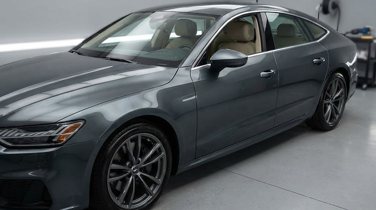 Car with 50% window tint installed