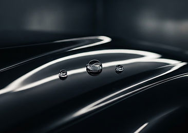 Water beading on coated paint