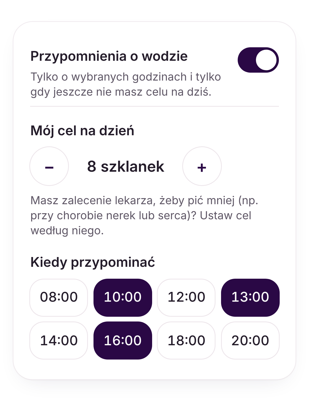 Licznik wody w aplikacji AuraShape