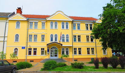 Fußgängerleben und historische Gebäude entlang der Zmaj Jovina Straße in Novi Sad