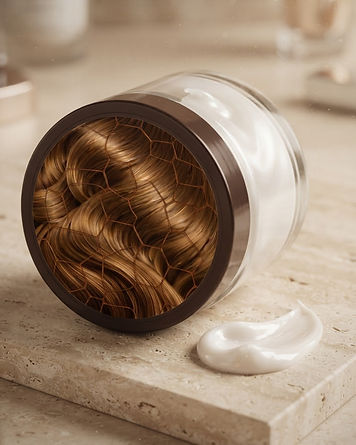 Texture du Coloration cheveux Blond chocolat naturel 7/60