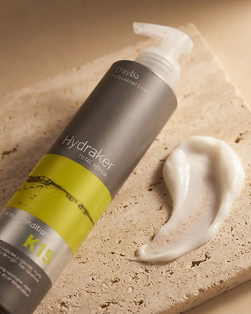 Texture du Après-Shampoing K16 Hydraker 250 ml – Hydratant & Lissant