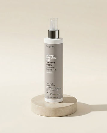 Baume Crème Volume 150 ml – Soin Volumisant Anti-Frisottis Sans Rinçage, vue de trois-quarts