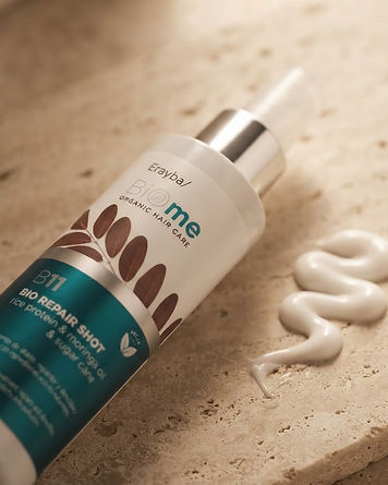 Texture du Soin Anti chute Réparateur B11 Biome 100 ml – Parfum et densifie les cheveux fins