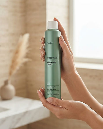 StyleActive S10 working spray en utilisation