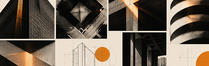 Architectural geometry inspired by Atlanta's commercial corridors