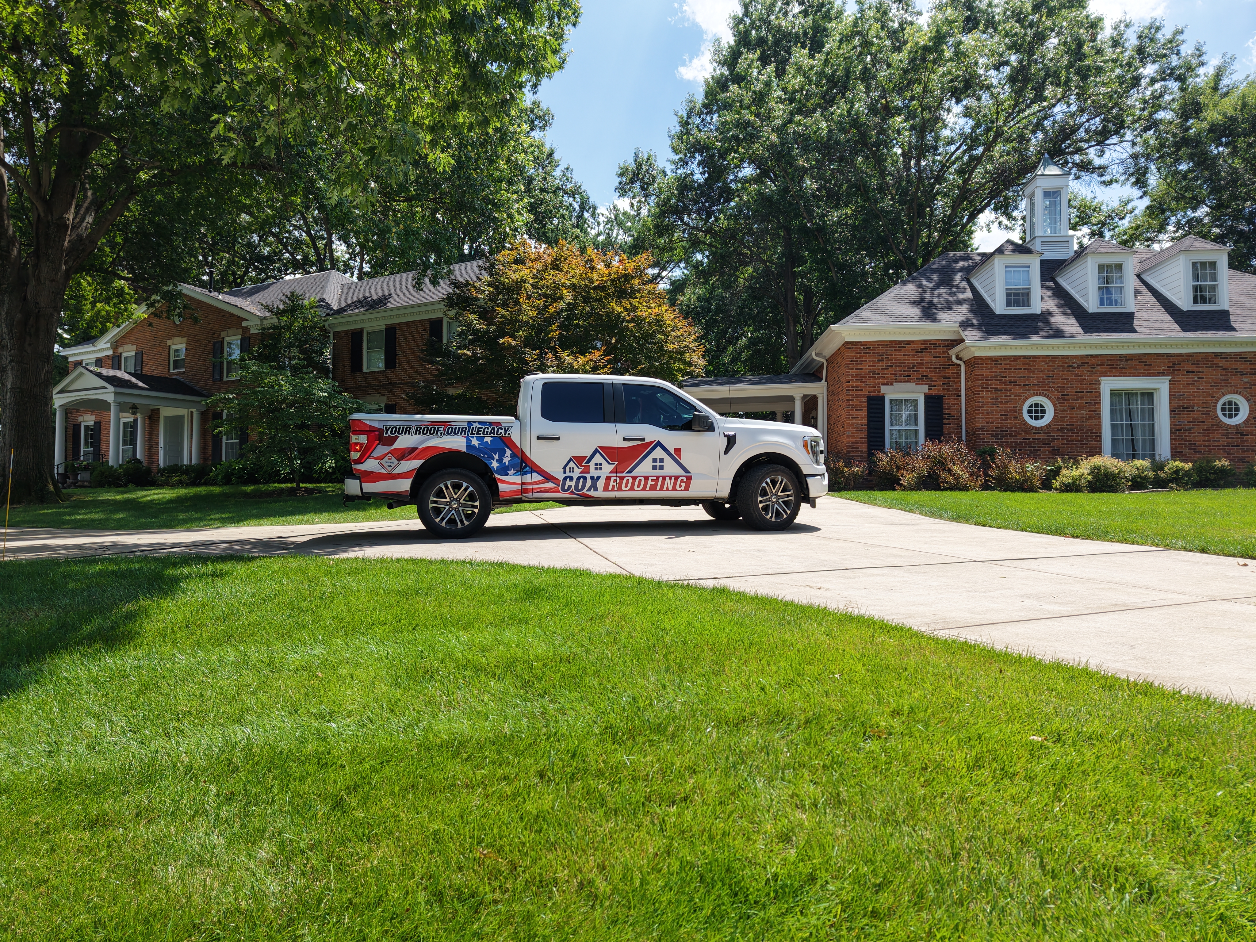 Residential roofing work