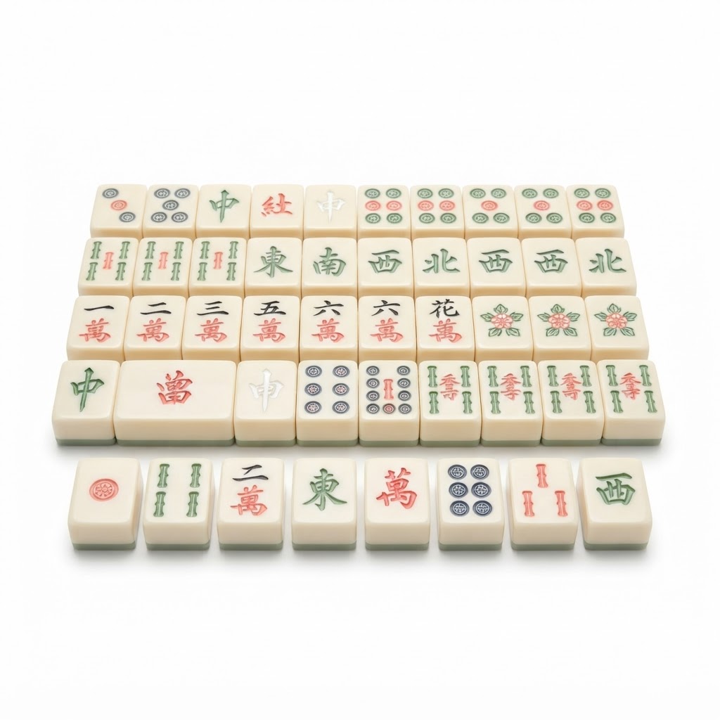 The Charleston Mahjong Tile Set
