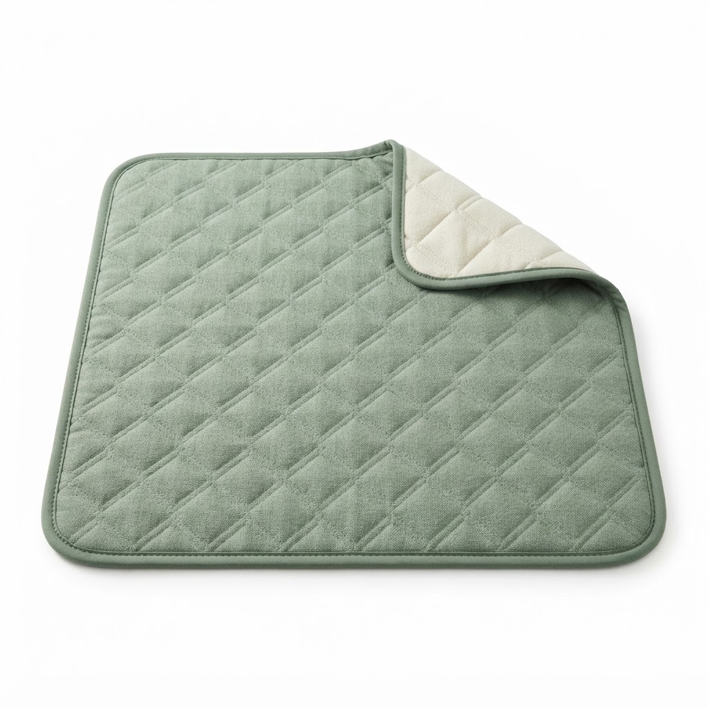 Sage Quilted Playing Mat