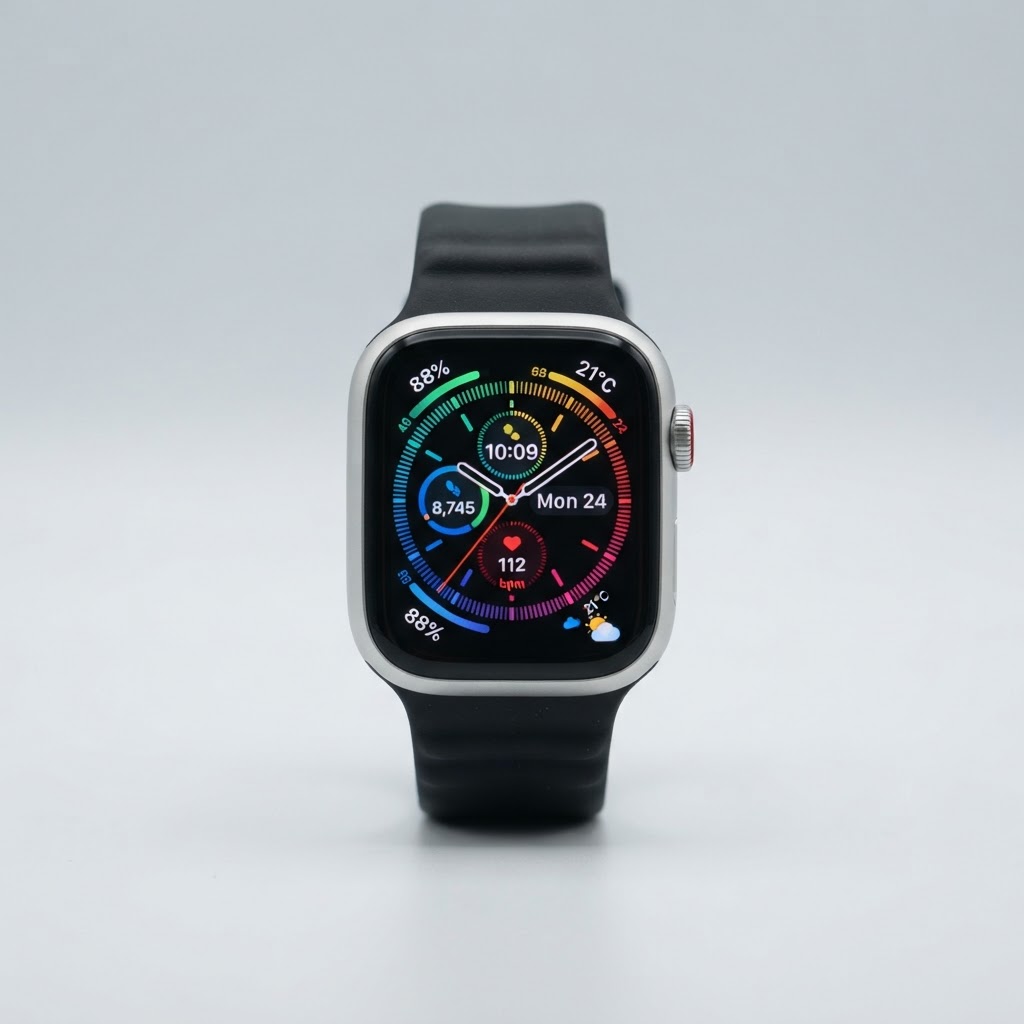 A smartwatch close up