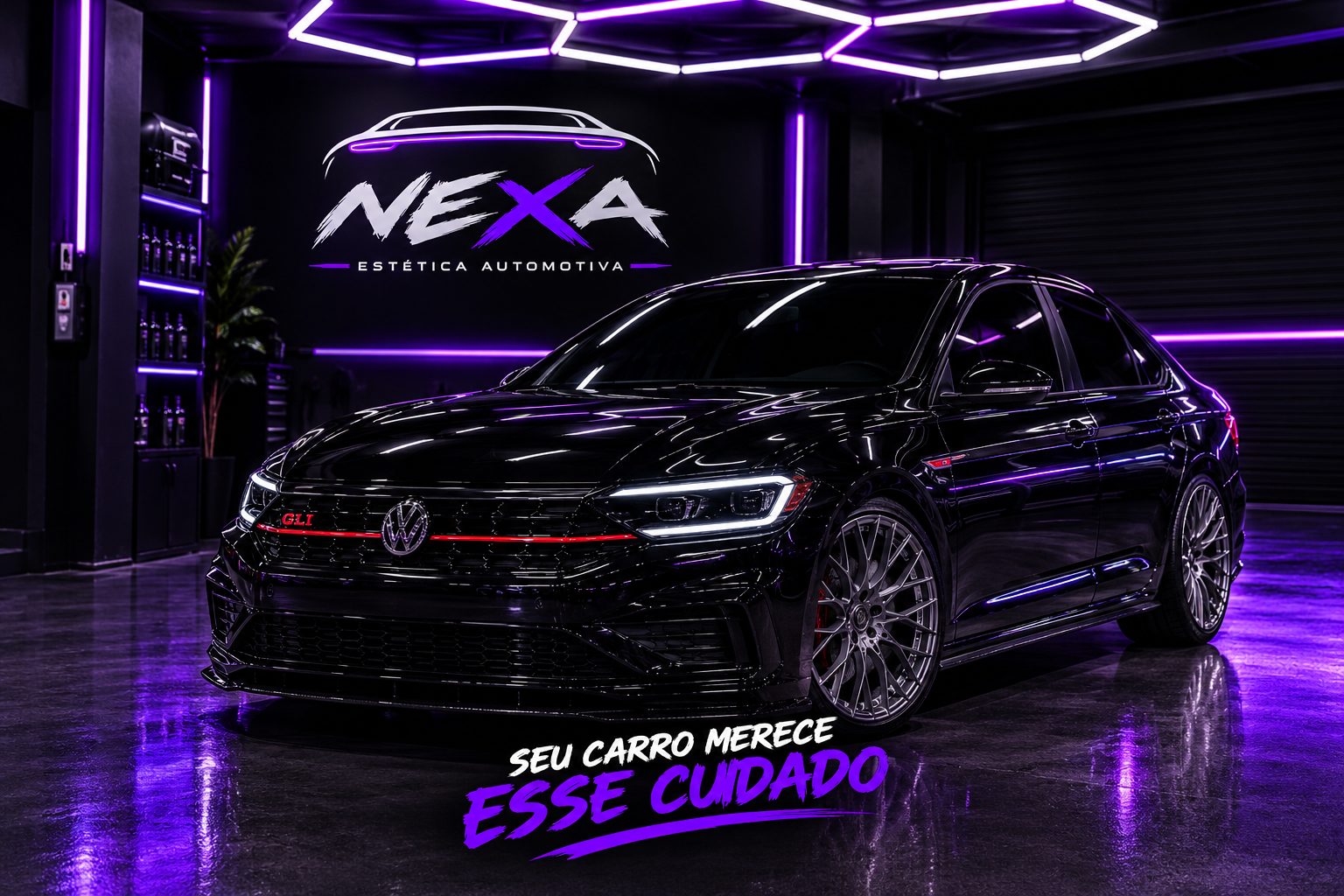 Veículo limpo depois da lavagem