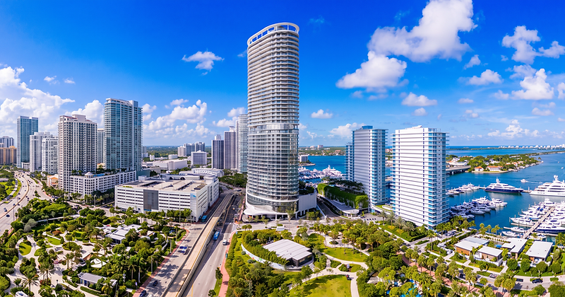 Five Park Miami Beach at 500 Alton Road, luxury condominiums in South of Fifth, Miami Beach