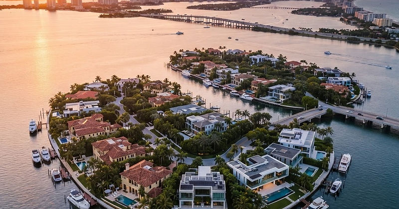 Sunset Islands luxury real estate