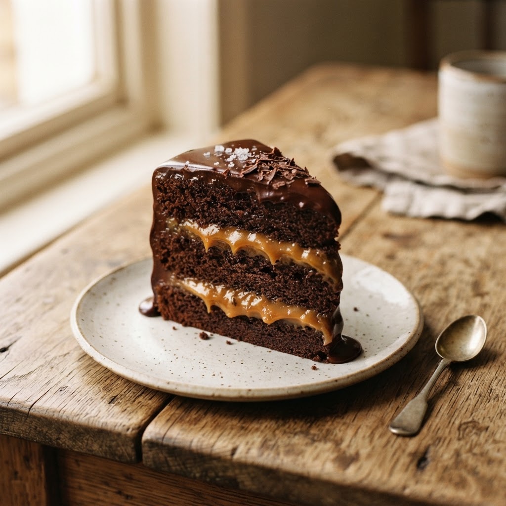 Bolo de Chocolate & Caramelo