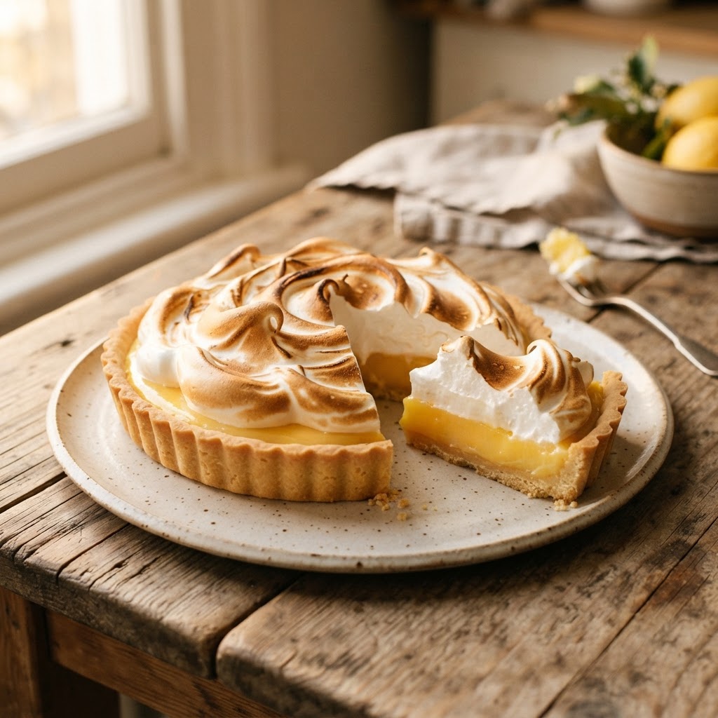 Tarte de Limão Merengada